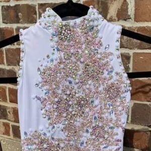 White custom made costume